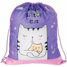 Мешок для обуви 1 отделение ArtSpace "Funny kitty", 340*420мм Спейс