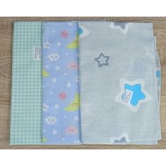 "Пеленки Ладушки Бязь", 75x120, 3шт