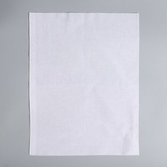 Набор для вышивания крестиком: канва без рисунка белая, 30×40 см, пяльцы d = 16 см, цвет микс NO Name