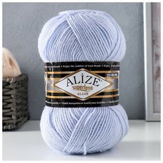Пряжа "Superlana Klasik" 25% шерсть, 75% акрил 280м/100гр (384) Alize