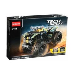 Конструктор с инерционным механизмом QUAD BIKE, 148 деталей Tech Brick