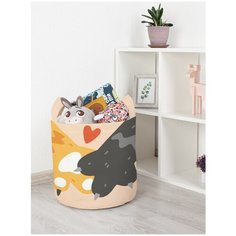 Корзина для игрушек JoyArty "Давай лапу" 35x35 см