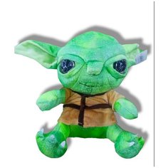 Мягкая игрушка малыш Йода светло-зеленый в кофточке 23 см китай