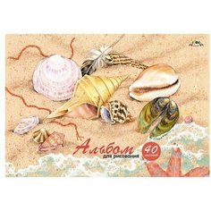 Альбом для рисования Апплика на гребне, 40 л Нет бренда