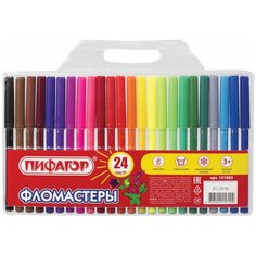 Фломастеры пифагор 151092, комплект 6 шт.