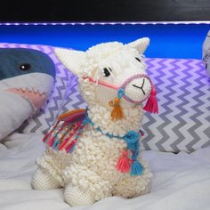 Лама набор для вязания игрушки крючком crochet.internet