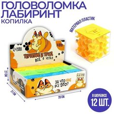 Головоломка-лабиринт «Терпение и труд», микс(12 шт.) Puzzle