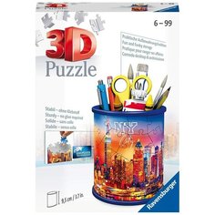 Ravensburger. Пазл карт. 3D 54 "Стакан для карандашей Скайлайн NY"