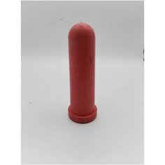 Соска резиновая, 100 мм, красная, крестовый разрез подходит к бутылке для выпойки ягнят Нет бренда