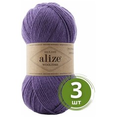 Пряжа Alize Wooltime (Вултайм) - 3 мотка Цвет: 235 цветок страсти 75% шерсть, 25% полиамид, 100г 200м