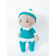 Вязаная игрушка Пупс Марсель ручной работы 25 см/ Плюшевые игрушки Хенд Мейд / Toy_nn