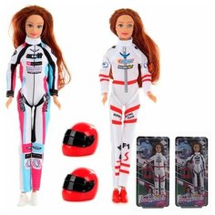 Кукла DEFA Lucy "Гонщица" с аксессуарами, цвет красный, 33 см (8462)