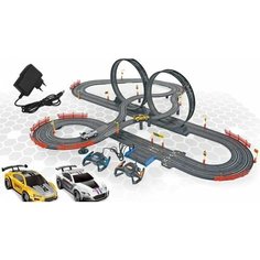 Shantou Игрушка Автотрек 1:43. Автокросс. Top Turbo/2 пульта управления,2 машинки 1698553 Китай