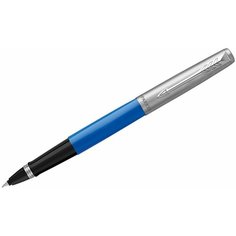Ручка-роллер Parker "Jotter Originals Blue Chrome СT" черная, 0,8мм, подарочная упаковка