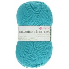 Пряжа Пехорка "Австралийский меринос" - 3 шт, (335-Изумруд), 400м/100г, 95% мериносовая шерсть, 5% акрил