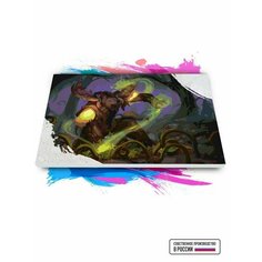 Картина по номерам на холсте WOW - Друид Таурен, 80 х 120 см Красиво Красим