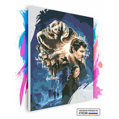 Картина по номерам на холсте The Last of Us series постер, 70 х 90 см Красиво Красим