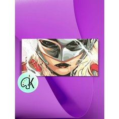 Картина по номерам на холсте Тор - Богиня грома и молний, 30 х 60 см КУЛЬТУРА ЦВЕТА