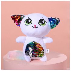 Мягкая игрушка с пайетками «Кошечка Шанти», 20 см х 9 см х 16 см Milo Toys