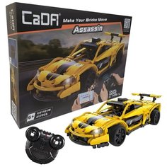 Радиоуправляемый конструктор CaDA Гоночный автомобиль Assassin, пульт управление, Bluetooth (iOS и Android APP), 417 деталей - C51101W Double Eagle
