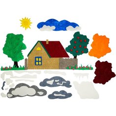 Игра Четыре домика большие без игрового поля Lip-Lip