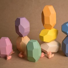 Балансир Деревянный для Детей Туми Иши Настольная Игра Лавка Гудвина