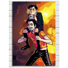 Картина по номерам сериал Академия Амбрелла (Клаус, Пятый, Скипка) - 8224 В 60x40