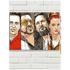 Картина по номерам фильм большой Лебовски (Чувак, Дюдя, Братья Коэн, Уолтер Собчак) - 8087 Г 30x40