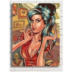 Картина по номерам Музыка Эми Уайнхаус - 8364 В 30x40