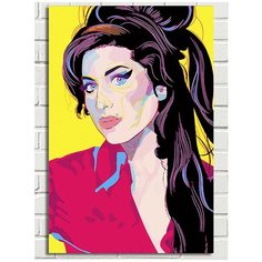 Картина по номерам Музыка Эми Уайнхаус - 8363 В 60x40