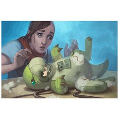 Картина по номерам на холсте настольная игра Android netrunner - 6878 Г 60x40