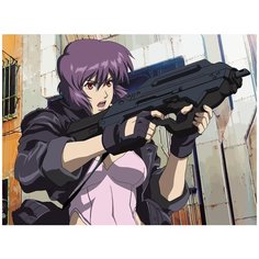 Картина по номерам на холсте Аниме Призрак в допспехах 5185 40х30