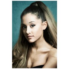 Картина по номерам на холсте Музыка Ariana Grande - 6356 В 60x40