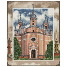 Набор для вышивания "Чесменская церковь в Санкт-Петербурге", 33x40 см, PANNA