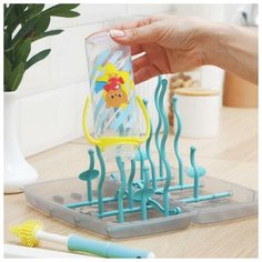 Сушилка для детских бутылочек, цвет бирюзовый Mum&Baby