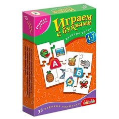 Настольная игра «Играем с буквами. Учимся читать» Дрофа Медиа