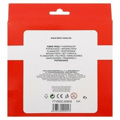 Koh-I-Noor Фломастеры 30 цветов Koh-I-Noor 1002/30 "Водный мир", картонная упаковка, европодвес