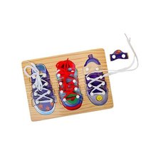 Развивающая игрушка Лесная мастерская Три ботинка (269070), бежевый