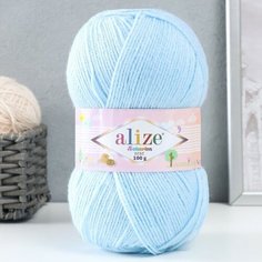ALIZE Пряжа "Sekerim Bebe" 100% акрил 320м/100гр (183 бл. голубой)