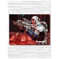 Картина по номерам на холсте игра XCOM 2 (PS, Xbox, PC, Switch) - 9997 Г 30x40