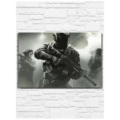 Картина по номерам на холсте Call of Duty Infinite Warfare (шутер, PS, Xbox, PC, Switch) - 10281 60х40