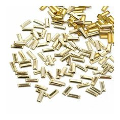 Стразы IDEAL термоклеевые металл арт. HTF-4.5G 2.5х7 мм цв. золото уп.1400шт