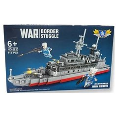 Конструктор Военная техника Военное судно 413 деталей / Совместим с lego technic / Конструктор техник / Военная техника / Военный конструктор Zhbo
