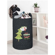 Корзина для игрушек JoyArty "Мишка на елке" 40x60 см