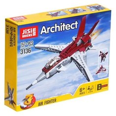 Конструктор блочный "Бомбардировщик", 157 деталей, 3 варианта сборки Jisi Bricks (Decool)