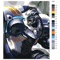 Картина по номерам Т338 "Mobile Legends: джонсон" 60x80 Brushes Paints