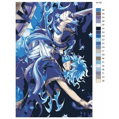 Картина по номерам W-152 "Игра Disney: Twisted-Wonderland (Дисней: Искривленная страна чудес). Идия Шрауд" 50х70 Brushes Paints