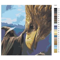Картина по номерам Z-455 "Властелин колец. Орел" 70x70 Brushes Paints