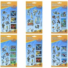 Наклейки объемные ACTION! LOONEY TUNES 15,5*10 см, 6 дизайнов LT-AD06004