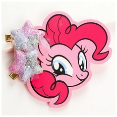 Заколки детские Звездочки, Пинки Пай, My Little Pony, 1 набор Hasbro
